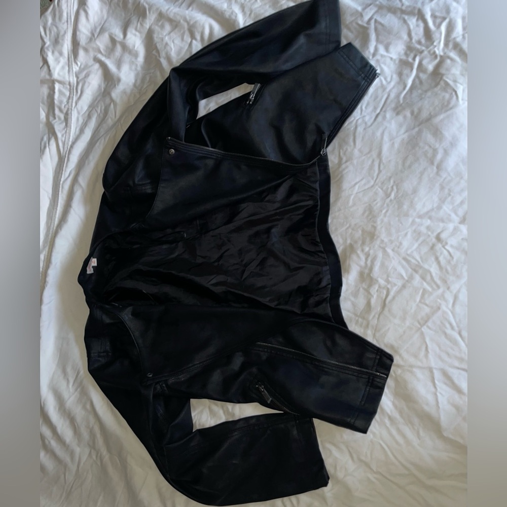 Knox rose faux leather jacket